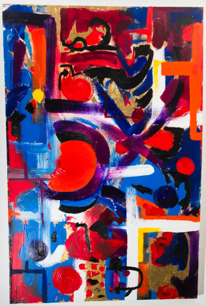 S3MSMER47X57oil AND ACRYLIC ON CANVAS